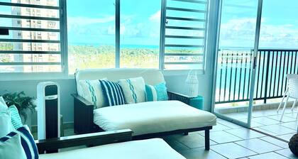 Vue à couper le souffle (12Úme étage). Front de mer joliment décoré!