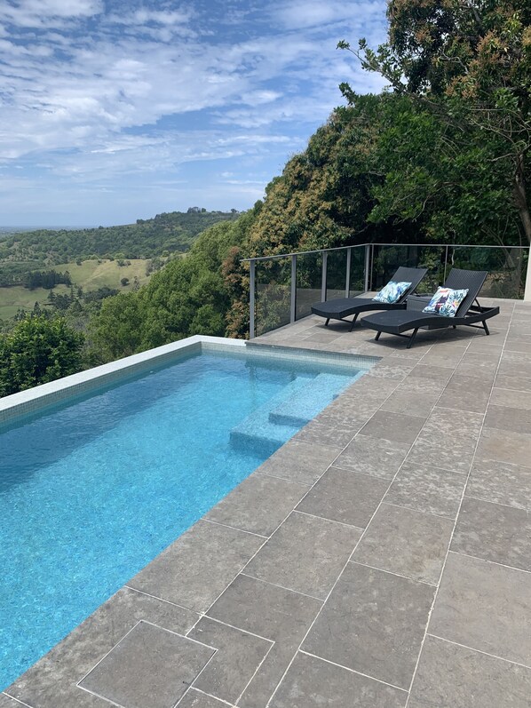 Outdoor pool, a lap pool