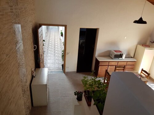 Haus in der Altstadt von Cananea entfernt.