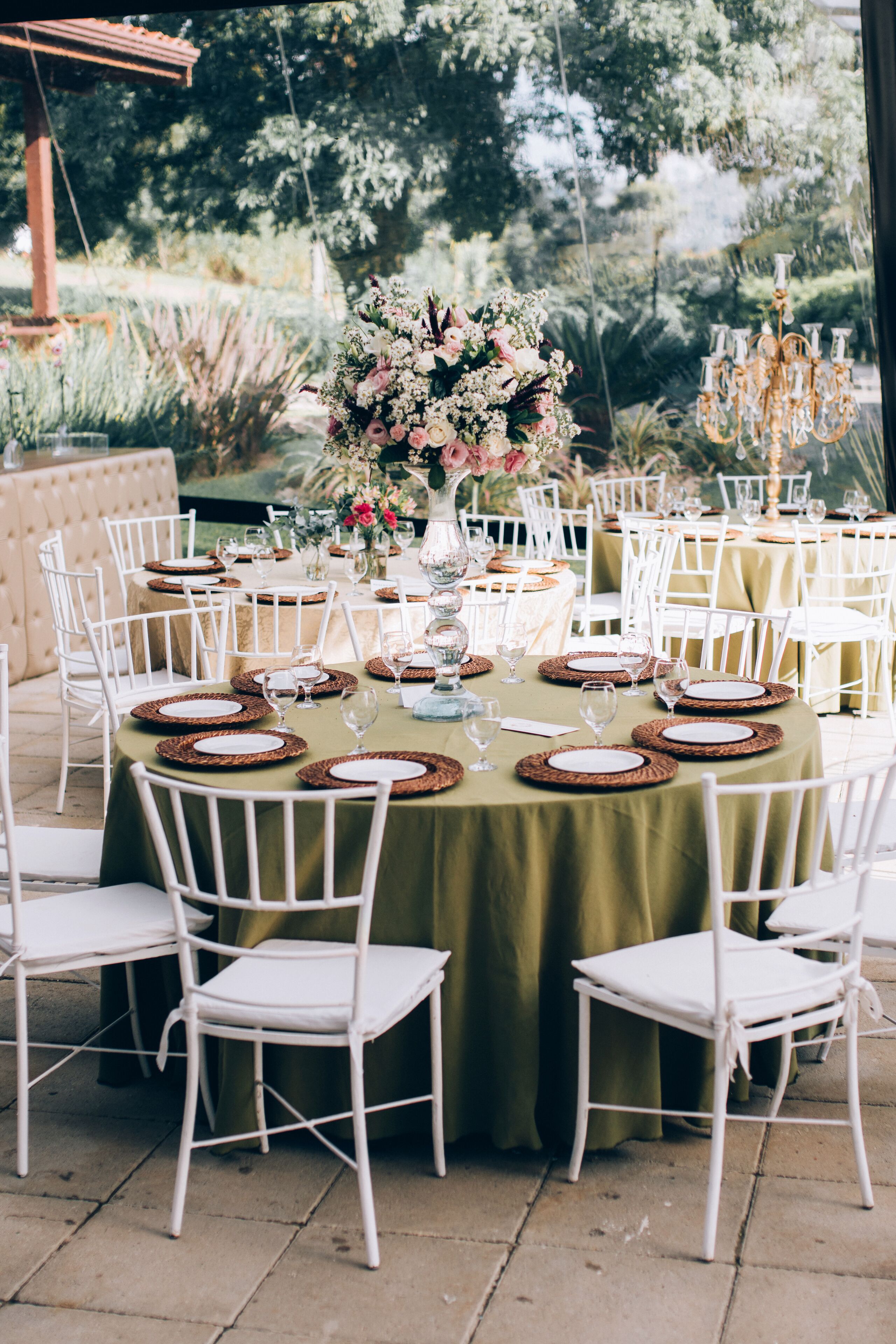 Área para banquetes al aire libre