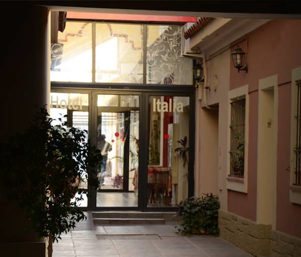 Entrada de la propiedad