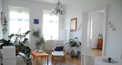 Lovingly furnished Art Nouveau apartment in a Wilhelminian style house
