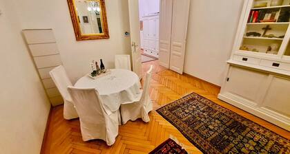 Lovingly furnished Art Nouveau apartment in a Wilhelminian style house