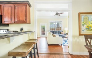 TV - Bright Cottage w/ Private Veranda, Pet Friendly, Parking by Lucky Savannah (Savannah)