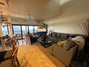 Smart TV, DVD player, books, music library