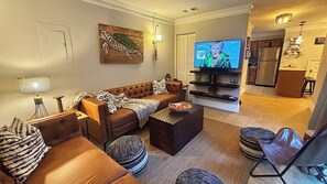 Smart TV, ping pong, computer monitors, printers