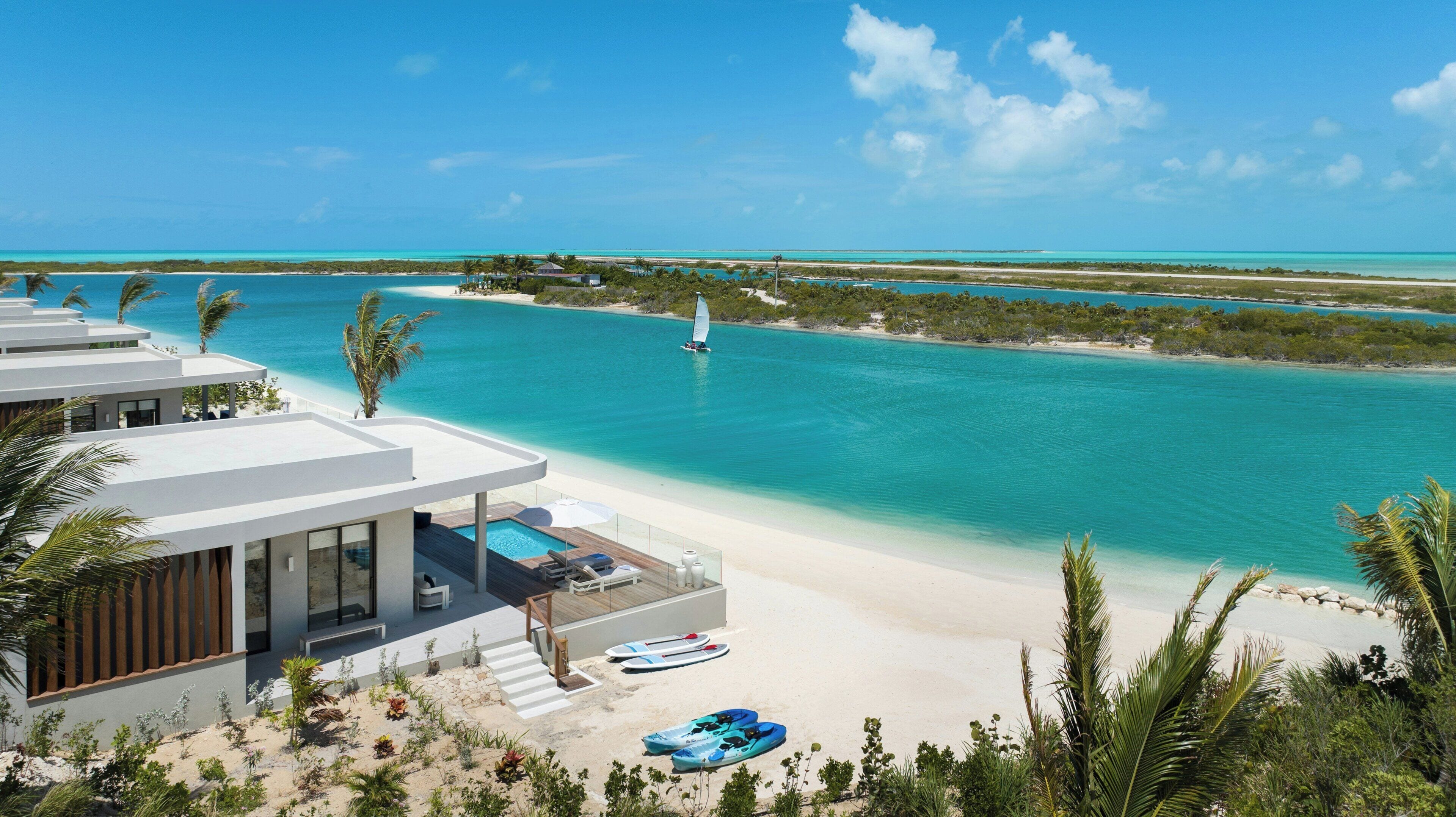 Luxury Bungalow, Private Pool, Waterside | Beach | Private beach, white sand, sun loungers, beach umbrellas