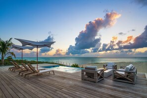 Lyxbungalow - 2 sovrum - privat pool - mot vattnet (Sunset Point) | Utsikt från rummet