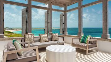 Luxury Villa, 4 Bedrooms, Private Pool, Ocean View (Aurora) | Terrace/patio