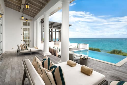Luxury Villa, 4 Bedrooms, Private Pool, Ocean View, (Osprey) | Pool | Outdoor pool, pool umbrellas, sun loungers