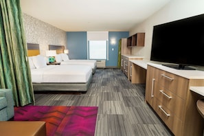 In-room safe, desk, blackout curtains, soundproofing