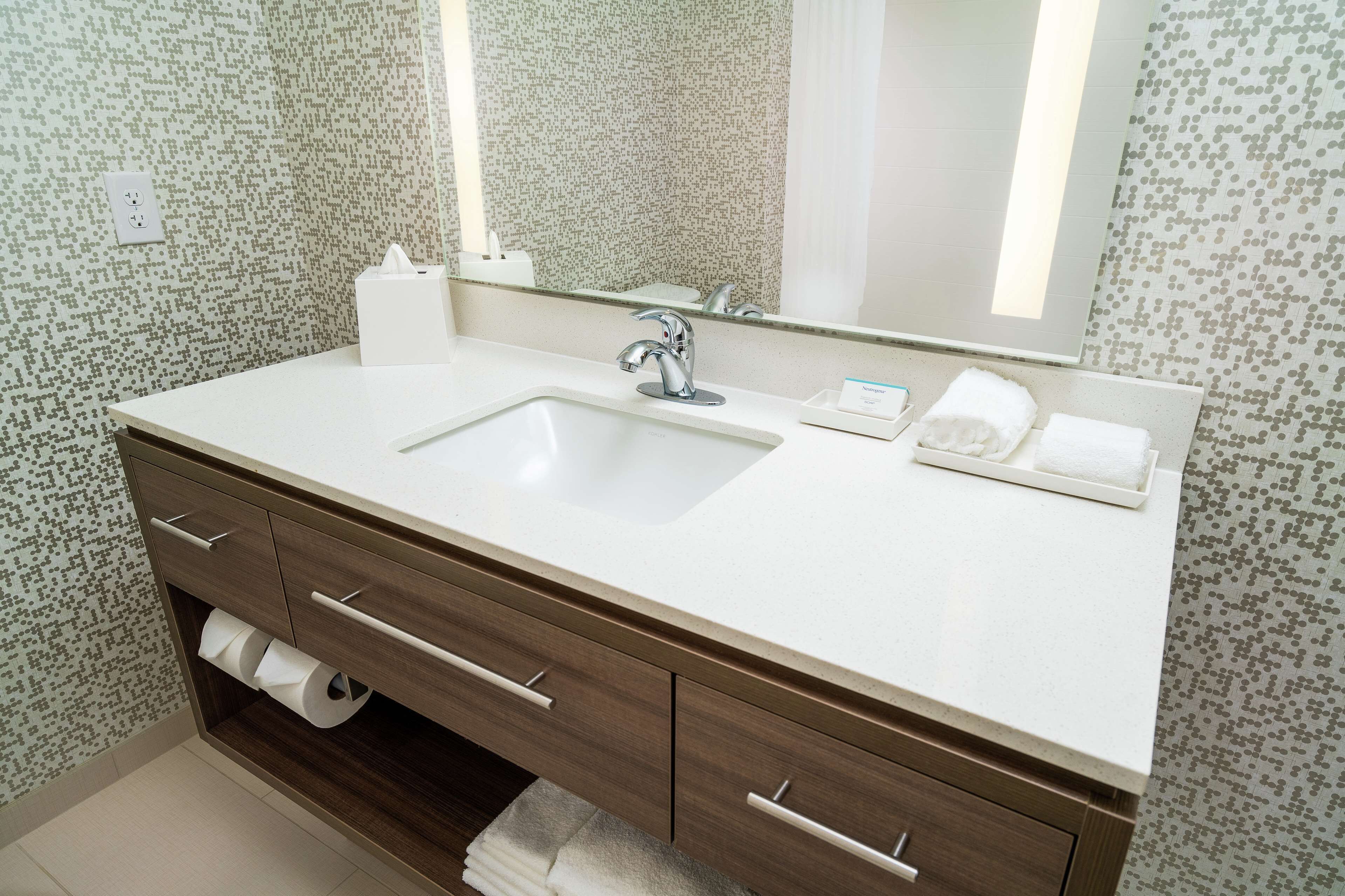 free toiletries, hair dryer, towels