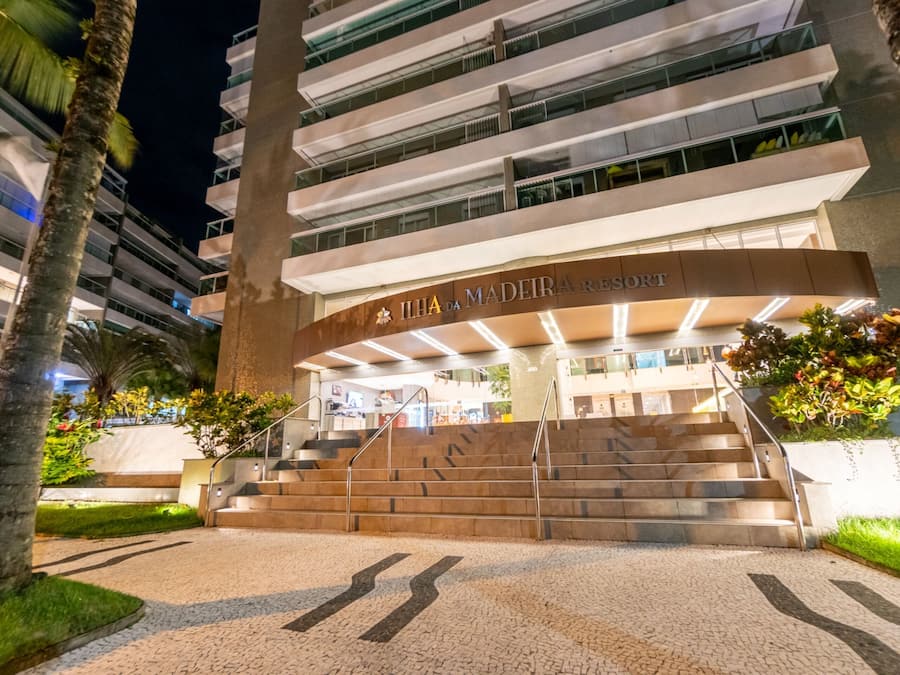 Facciata della struttura