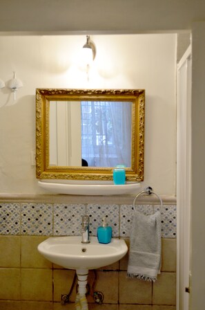 Habitación doble estándar | Baño | Regadera, regadera con hidromasaje, amenidades de baño gratuitas 