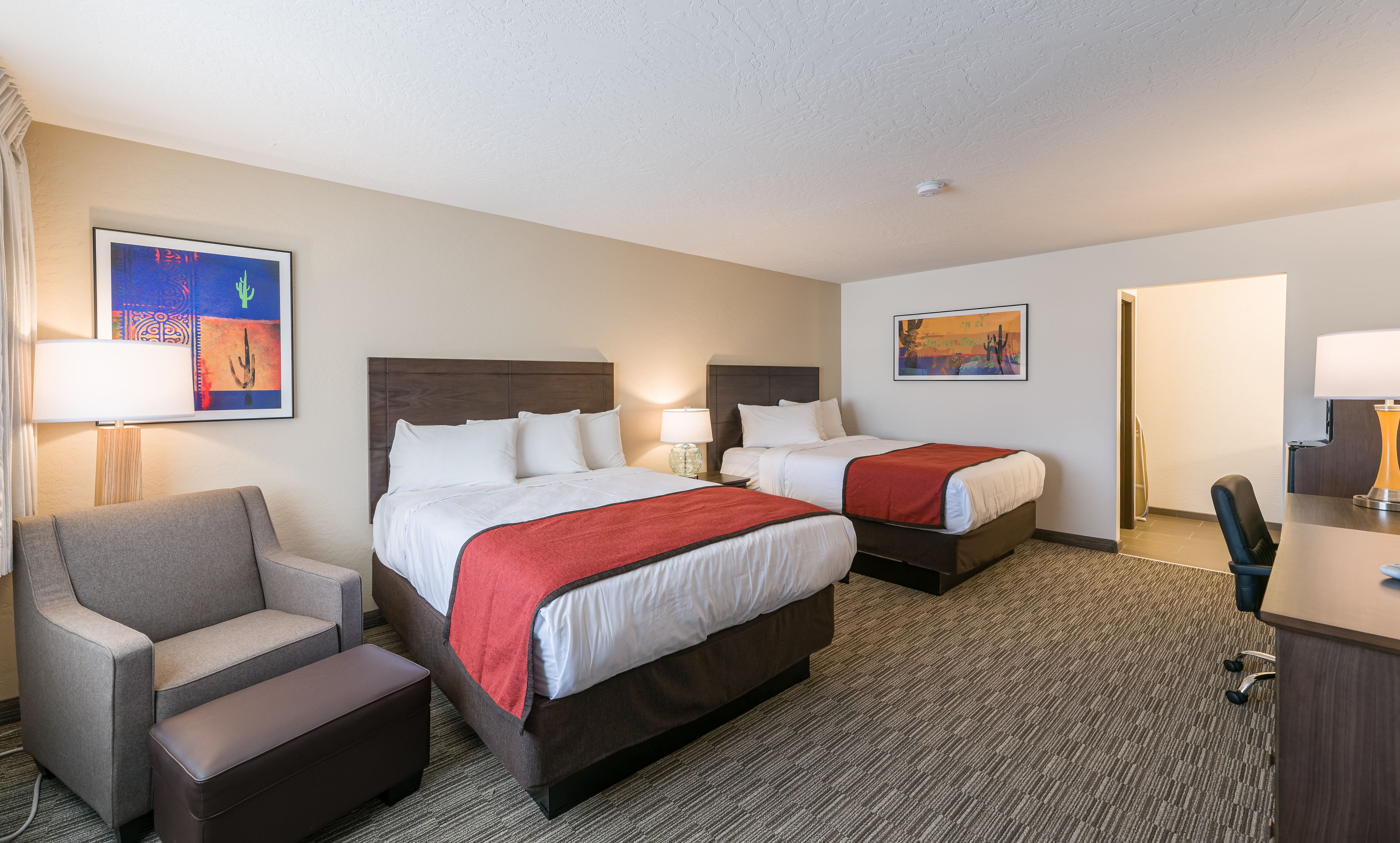 1 bedroom, pillow-top beds, in-room safe, desk