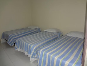 Blackout curtains, iron/ironing board, free WiFi, bed sheets