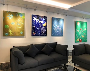 Lobby sitting area