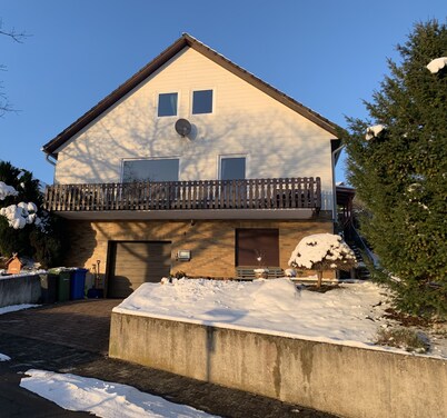 Non smoking!! Dogs welcome family house near Willingen with panoramic view.