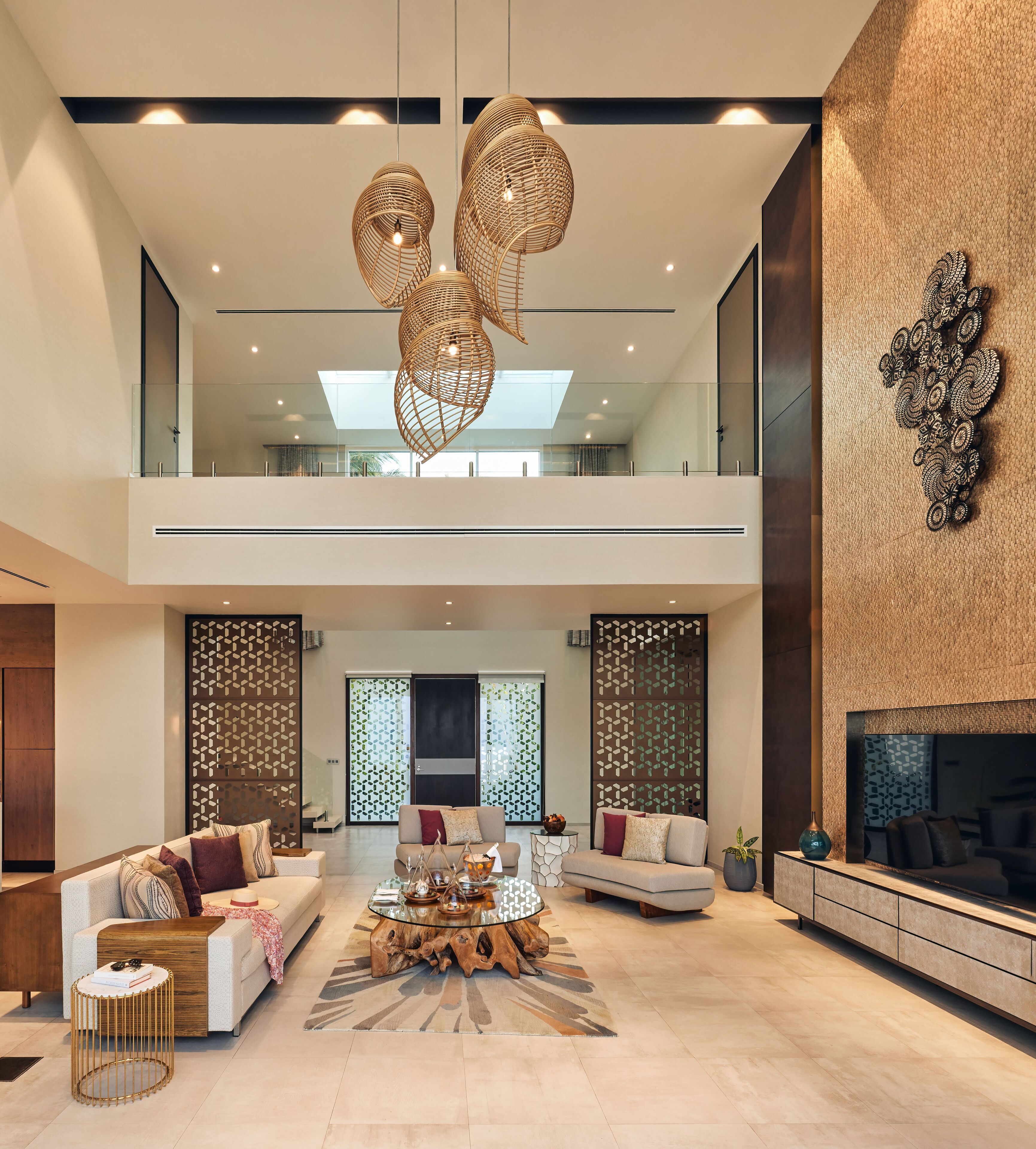 room, 3 bedrooms, private pool (olhahali beach retreat) | living area | smart tv, books