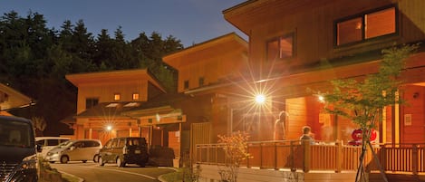 Front of property – evening/night