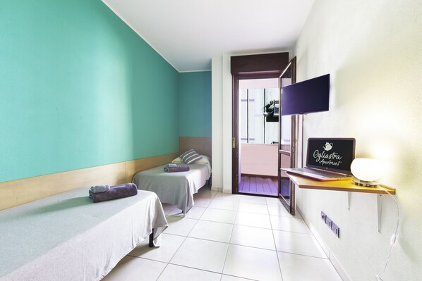 Chambre avec lits jumeaux