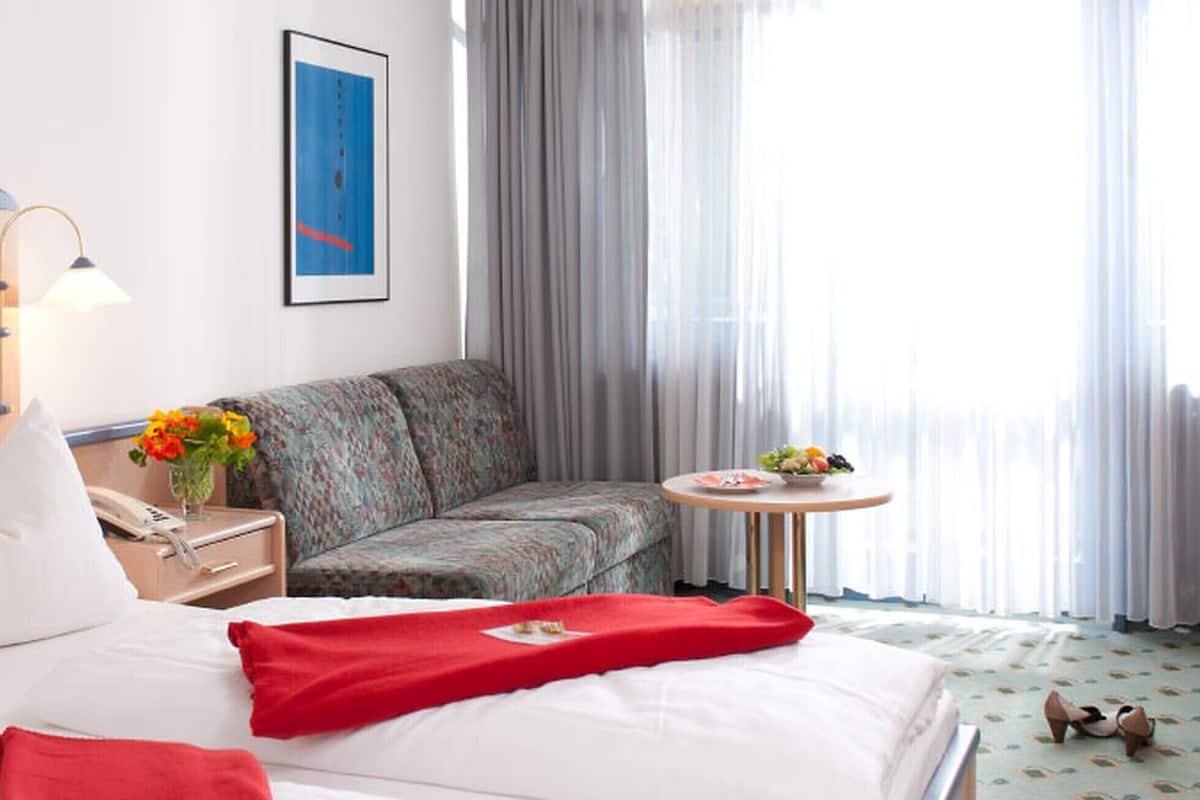 Hypoallergeen beddengoed, een bureau, gratis wifi, beddengoed