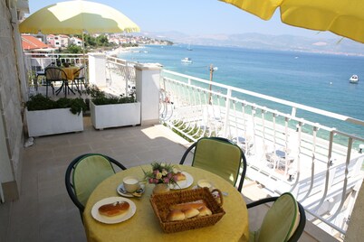 Sea front stone house