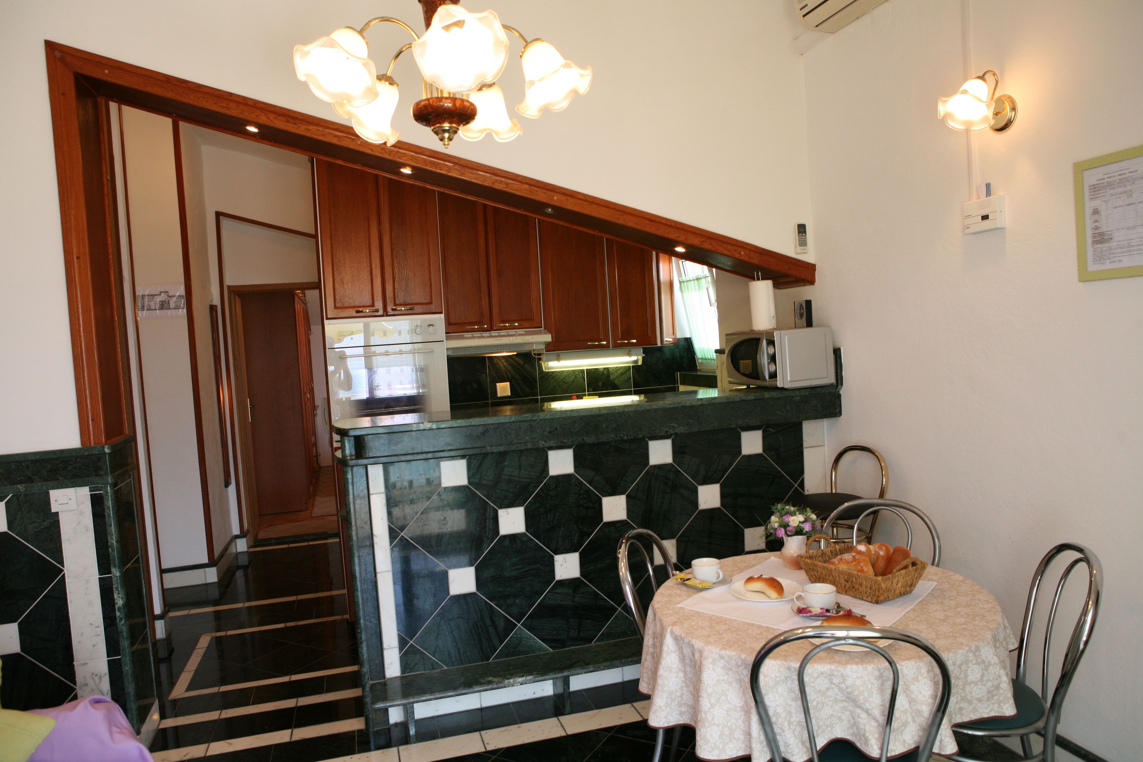 Apartment, Balcony, Sea View (1) | Living area | LED TV