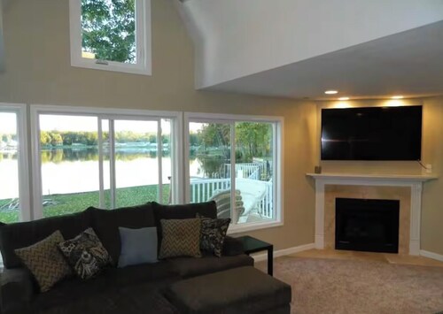 Stunning lake front home & everything is new!  Direct access to Nettle Lake!