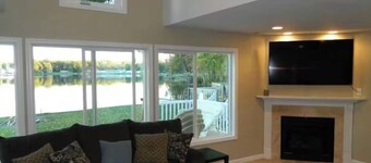 Stunning lake front home & everything is new!  Direct access to Nettle Lake!