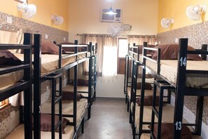 Blackout curtains, free WiFi, bed sheets