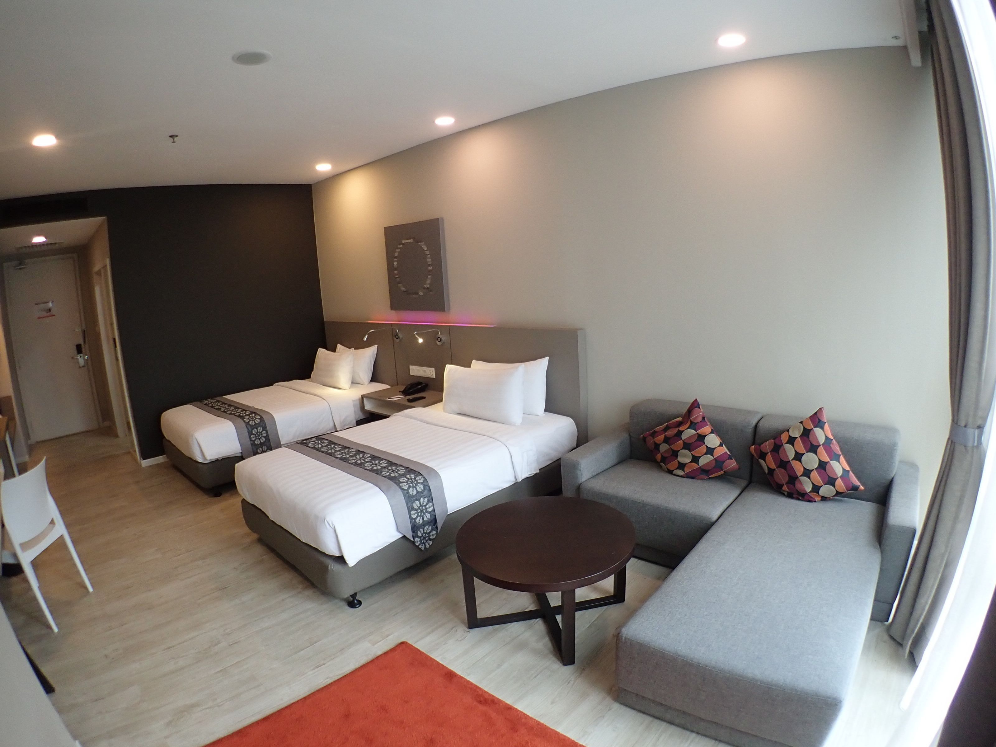 In-room safe, desk, blackout curtains, iron/ironing board