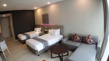 In-room safe, desk, blackout curtains, iron/ironing board