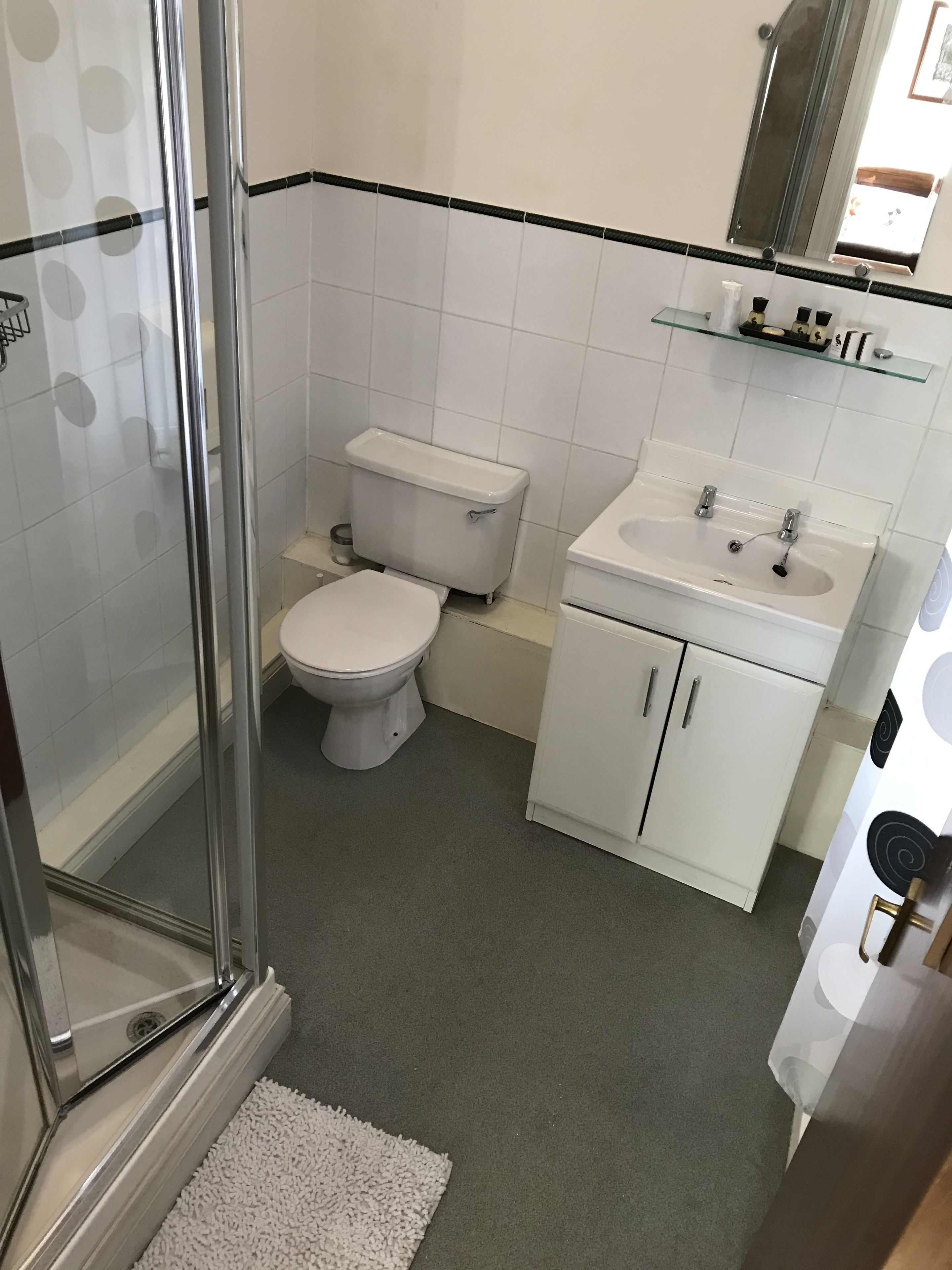 standard double room, 1 double bed, non smoking | bathroom | shower, free toiletries, hair dryer, towels