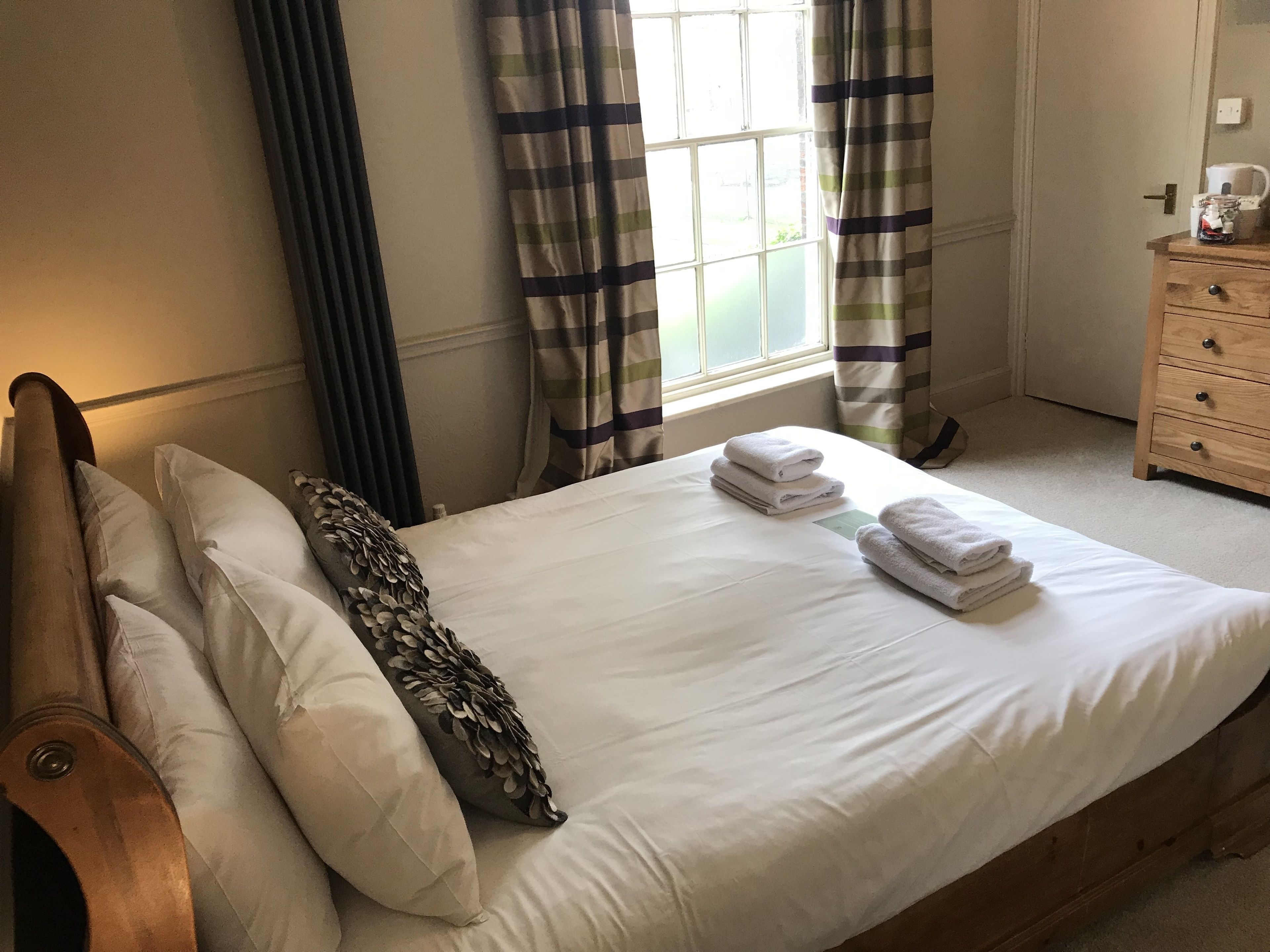 signature double room, 1 double bed | 1 bedroom, iron/ironing board, bed sheets