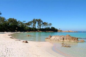 Beach nearby - Porticcio: Porticcio rental sea view (T2) luxury apartment 100m from the beach (Grosseto-Prugna)