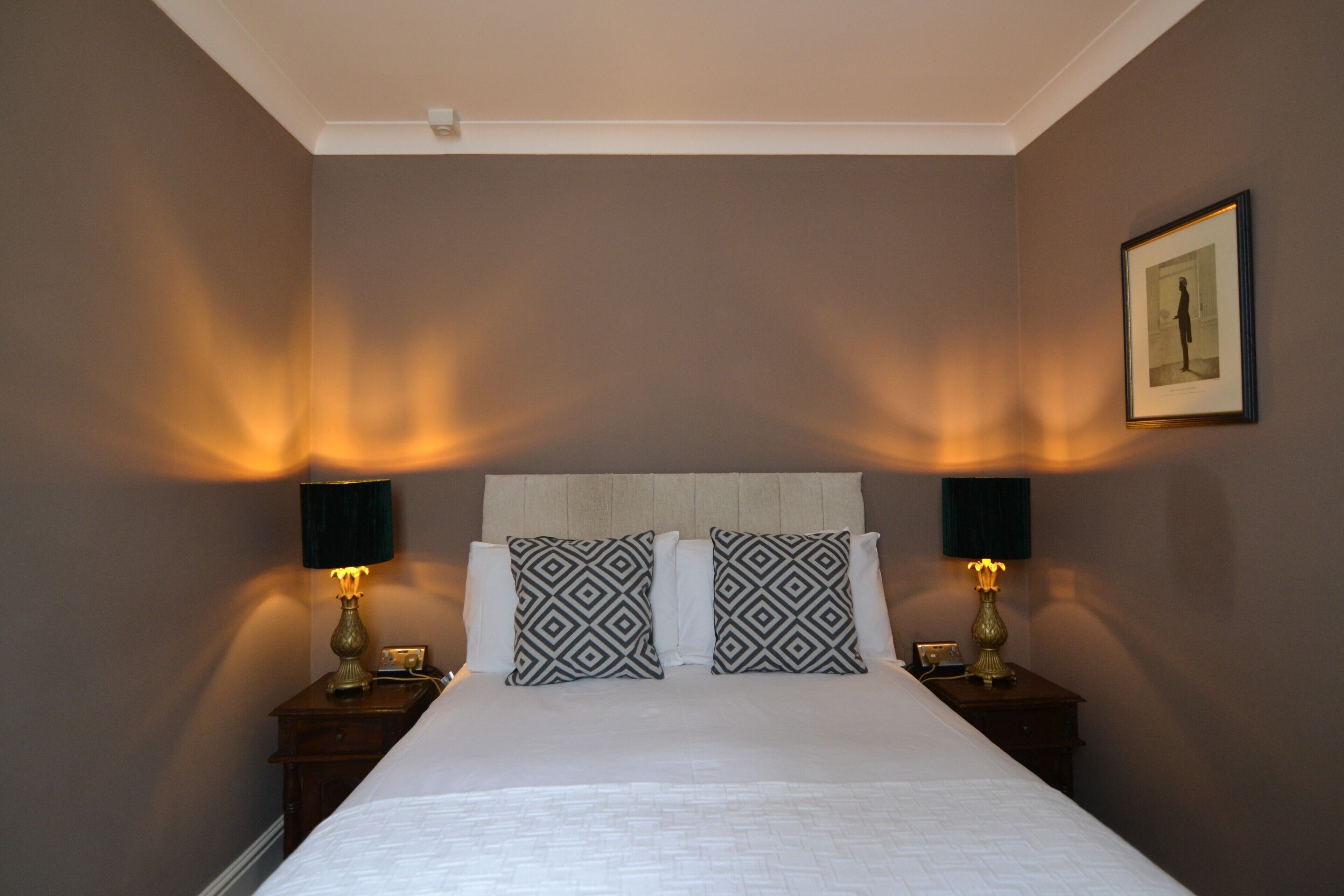 premium bedding, individually decorated, individually furnished, desk