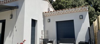 Samtidig luftkondisjonert VILLA PÅ FOTEN AV MONT VENTOUX