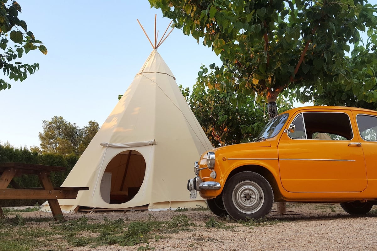 Premium Tent (Indian) | 1 bedroom, down comforters, iron/ironing board, free WiFi