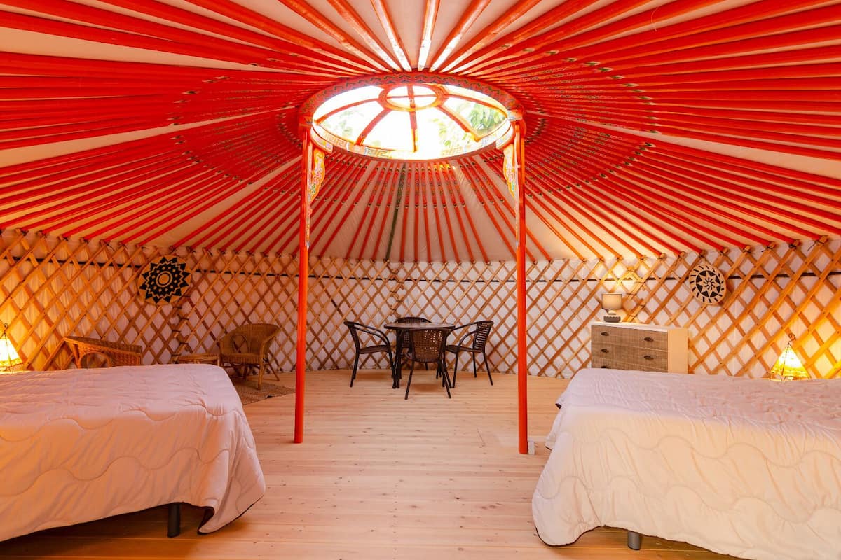 Premium Tent (Yurta Mongolia) | 1 bedroom, down comforters, iron/ironing board, free WiFi