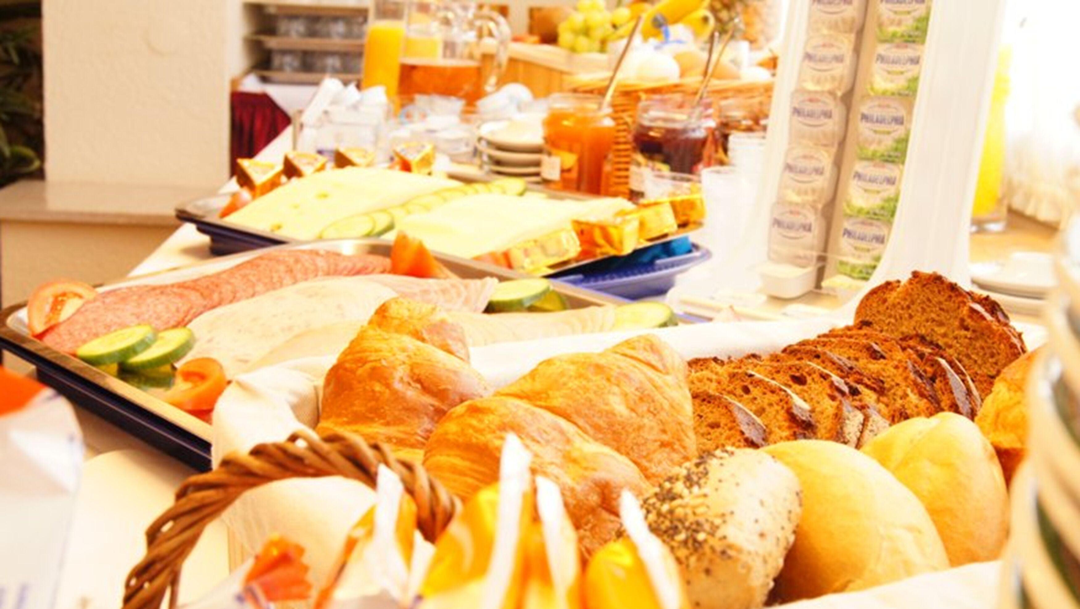 daily buffet breakfast (eur 8 per person)