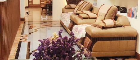 Zona de estar del vestíbulo