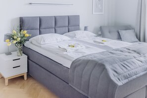 Leilighet – city, 2 soverom | 2 soverom, strykejern/-brett, wi-fi (inkludert) og sengetøy