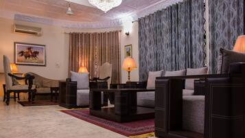Lobby sitting area