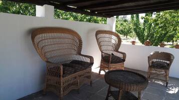 Classic Cottage, 4 Bedrooms, Private Pool | Terrace/patio