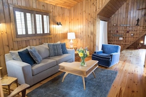 TV, fireplace, video games, offices