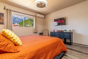 2 chambres, fer et planche à repasser, lit parapluie, Wi-Fi gratuit