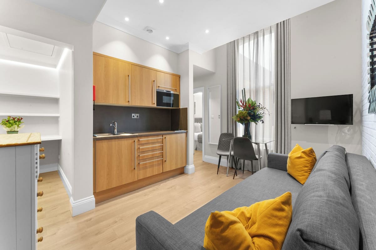 One Bedroom Apartment | Blackout drapes, iron/ironing board, free WiFi