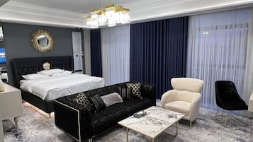 Premium bedding, in-room safe, desk, blackout curtains
