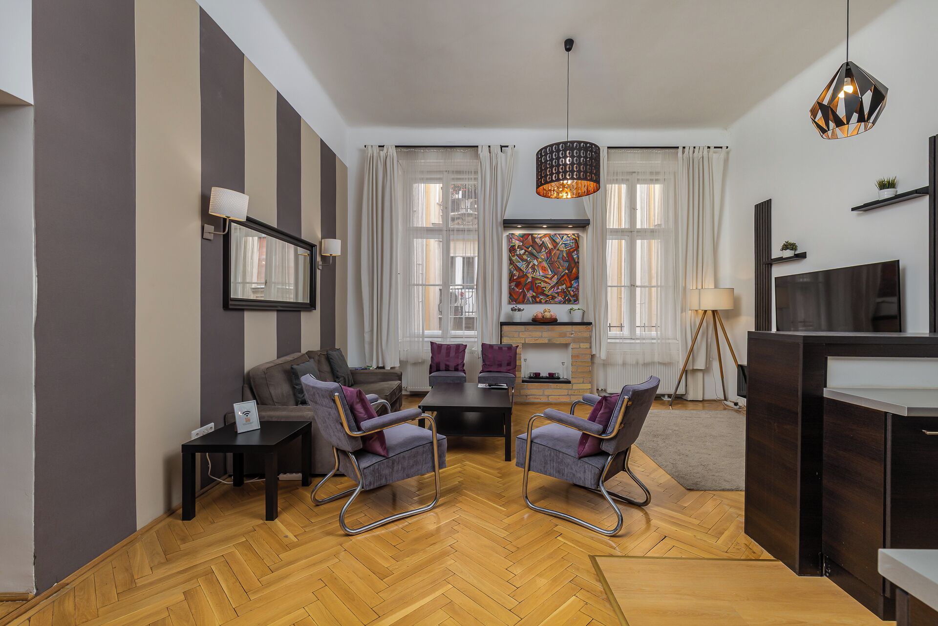 Deluxe Apartment, 3 Bedrooms, Non Smoking | Living room